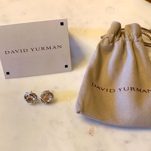 David Yurman Infinity Earrings Morganite